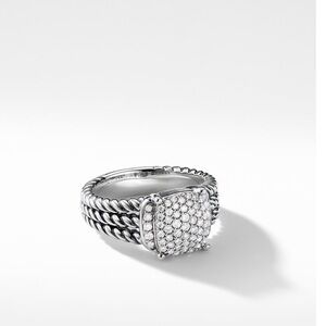 David Yurman Petite Wheaton with Diamonds (Size 5)